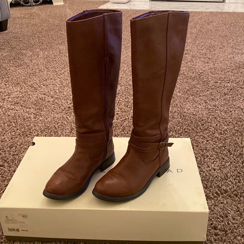 Knee high riding boots